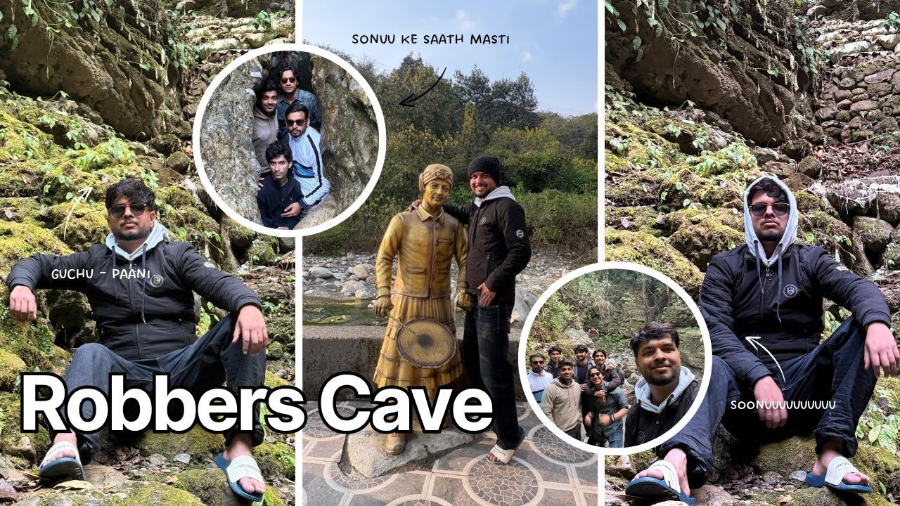 Robber’s Cave 😱 | Andheri Gufa + Paani + Masti | SONNNUUUU | #dailyvlog #explore #viral 