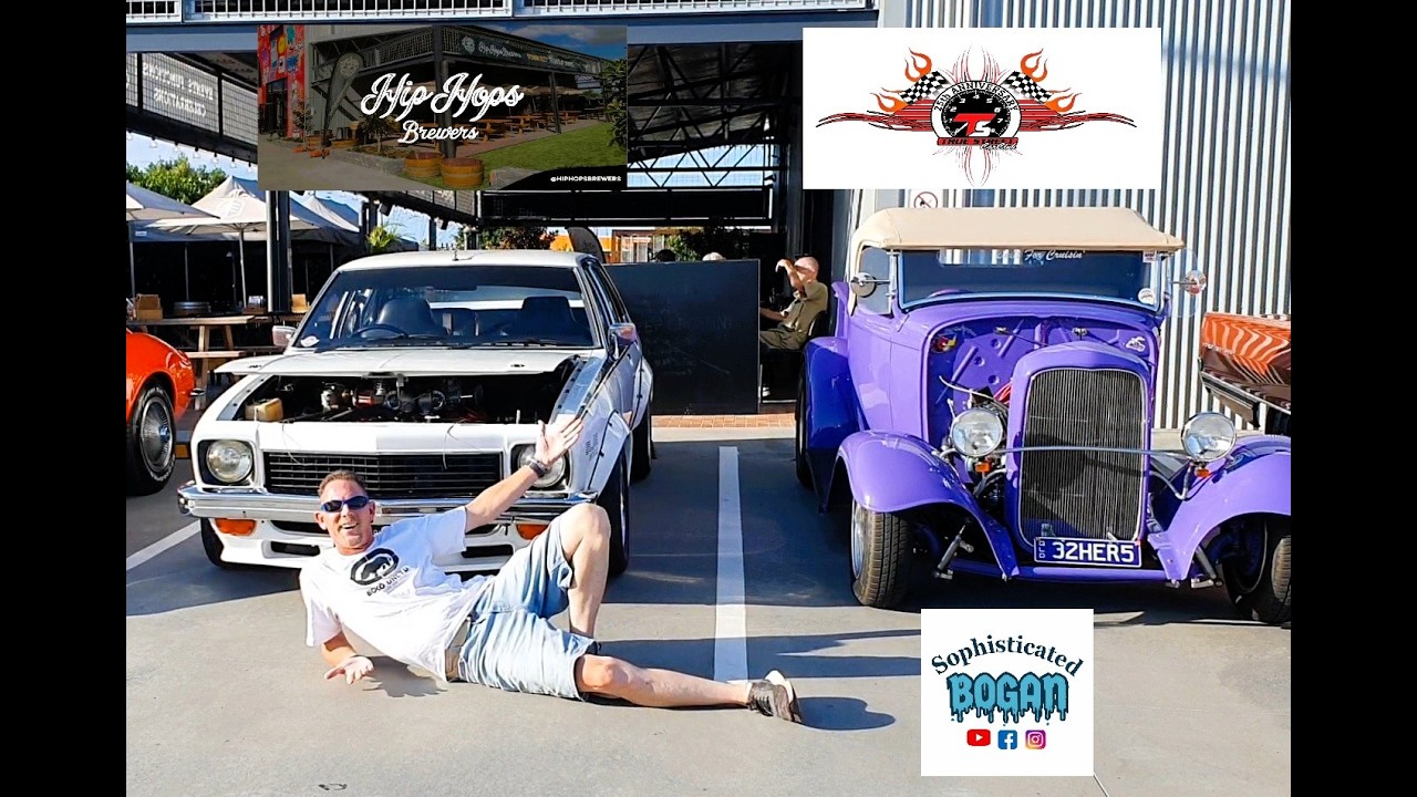 Burgers & Bonnets Classic Cars With True Street Car Club & Hip Hop Brewers
