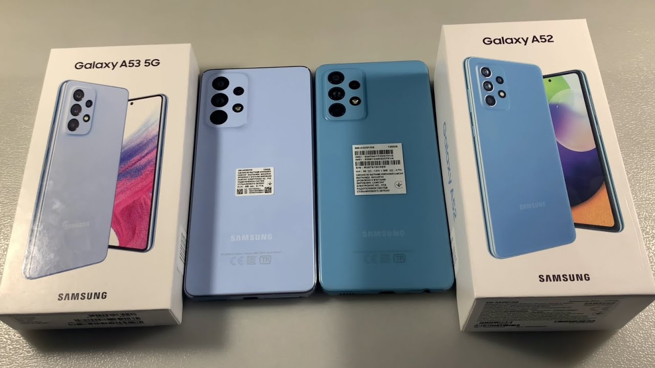 Samsung Galaxy A53 vs Samsung Galaxy A52