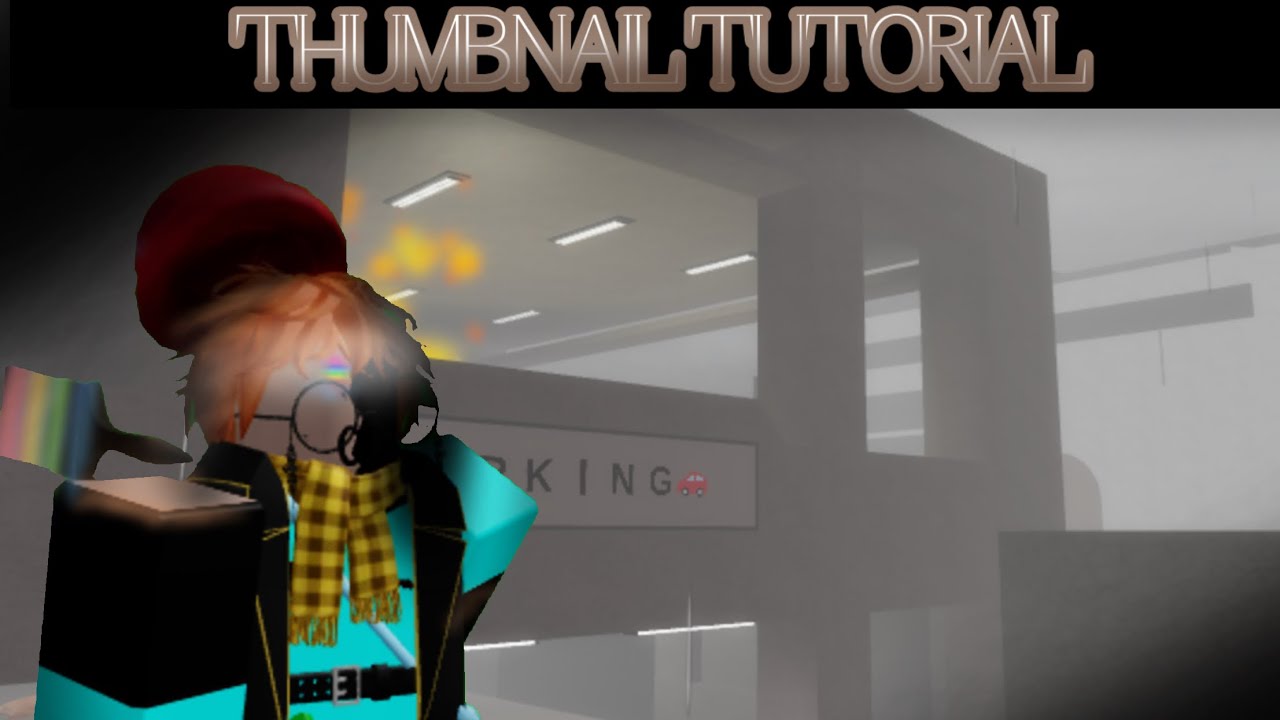 A guide on how I make my thumbnails! P1 || Roblox Piggy Build Mode Tutorial