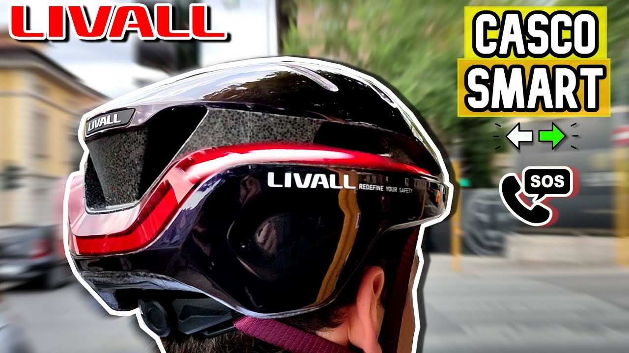 Un casco SMART con LUCI, FRECCE e SOS! Recensione LIVALL EVO21
