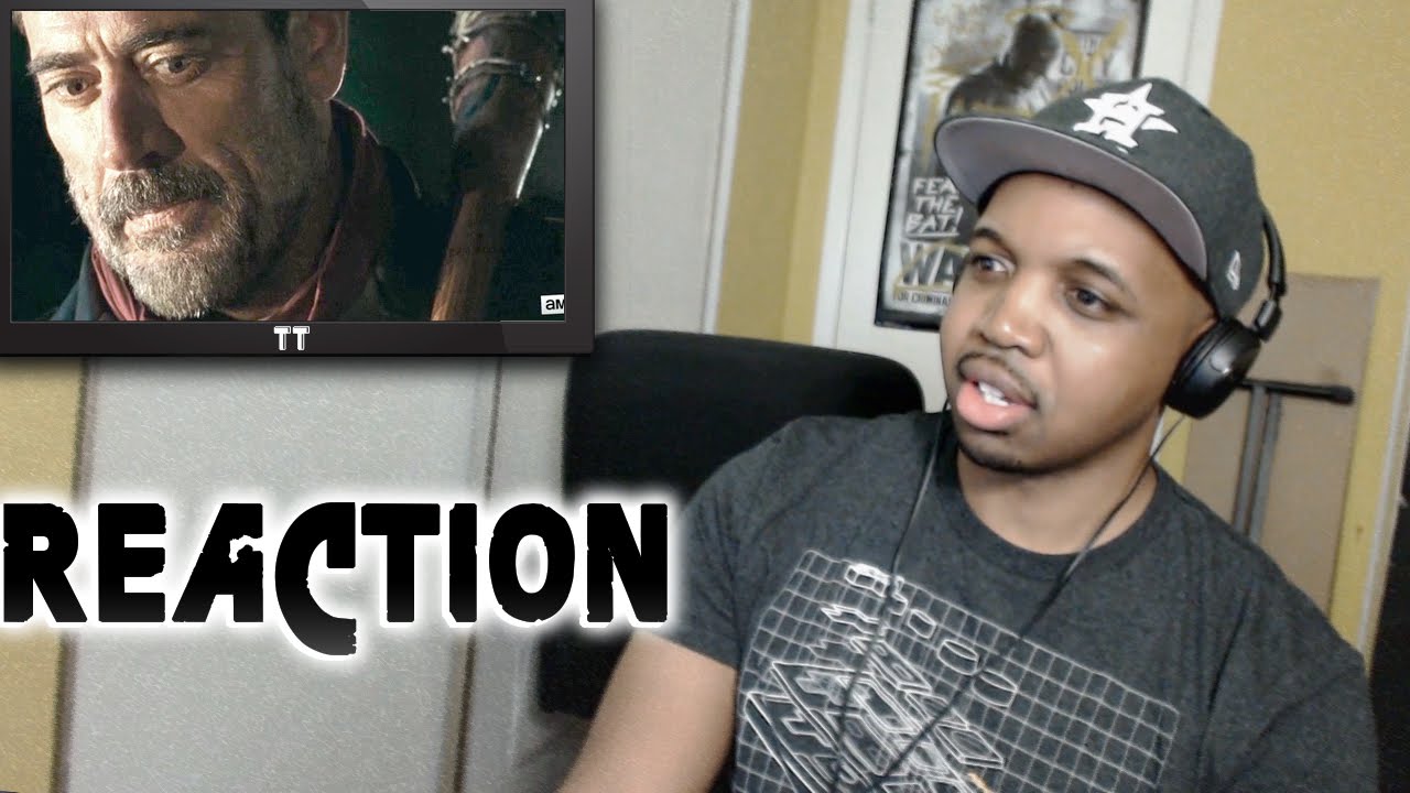 REACTION to Walking Dead Season 6 Episode 16 Negan Finale Death 6x16