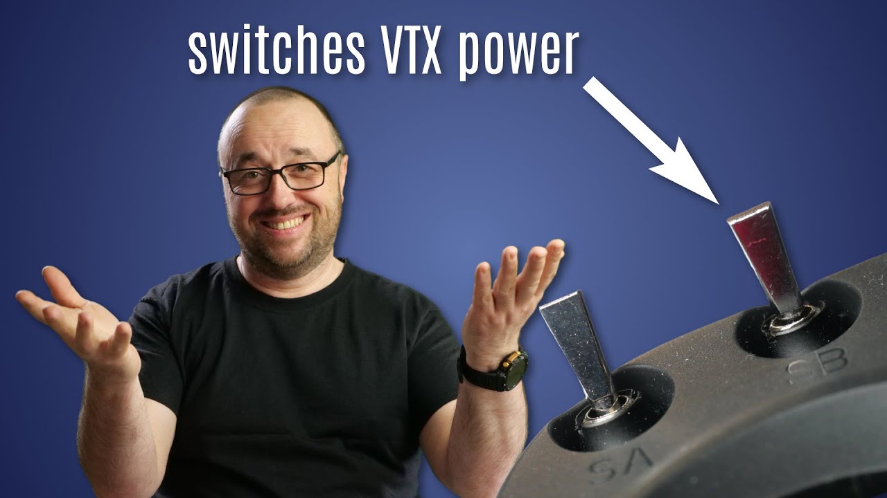 INAV VTX power on a radio switch - tutorial