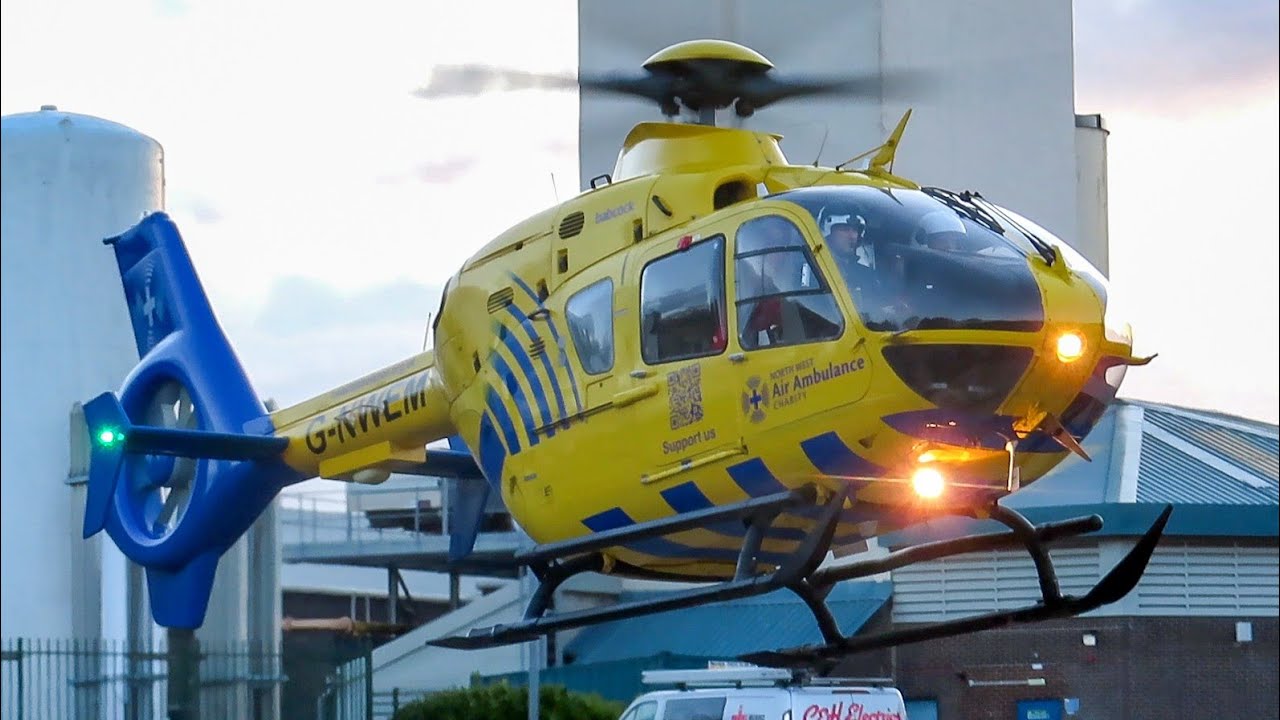 North West Air Ambulance Departure From Wythenshawe Hospital | 14.03.26