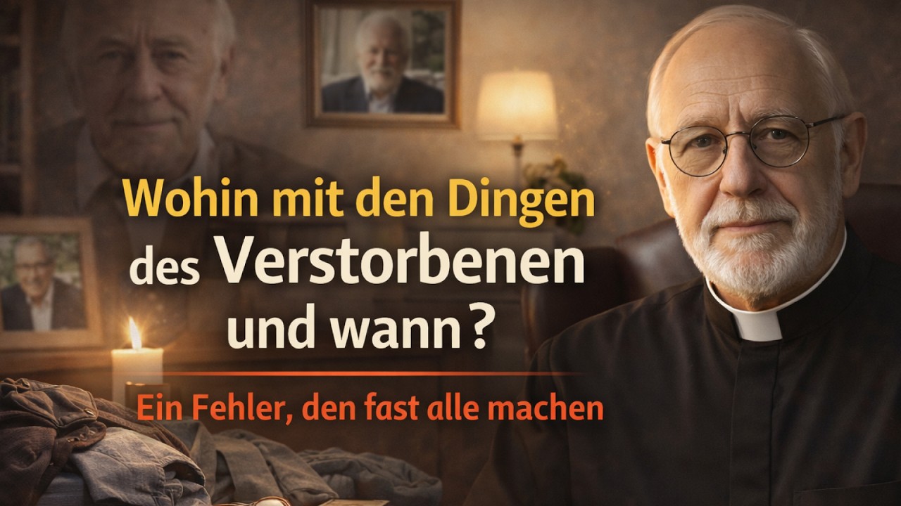 Wohin mit den Dingen des Verstorbenen und wann? Ein Fehler, den fast alle machen**