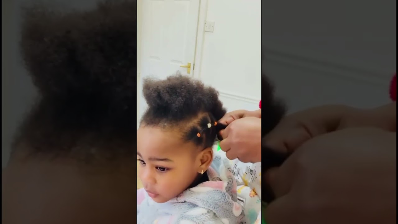Easy  hair style for kids ✨️ 