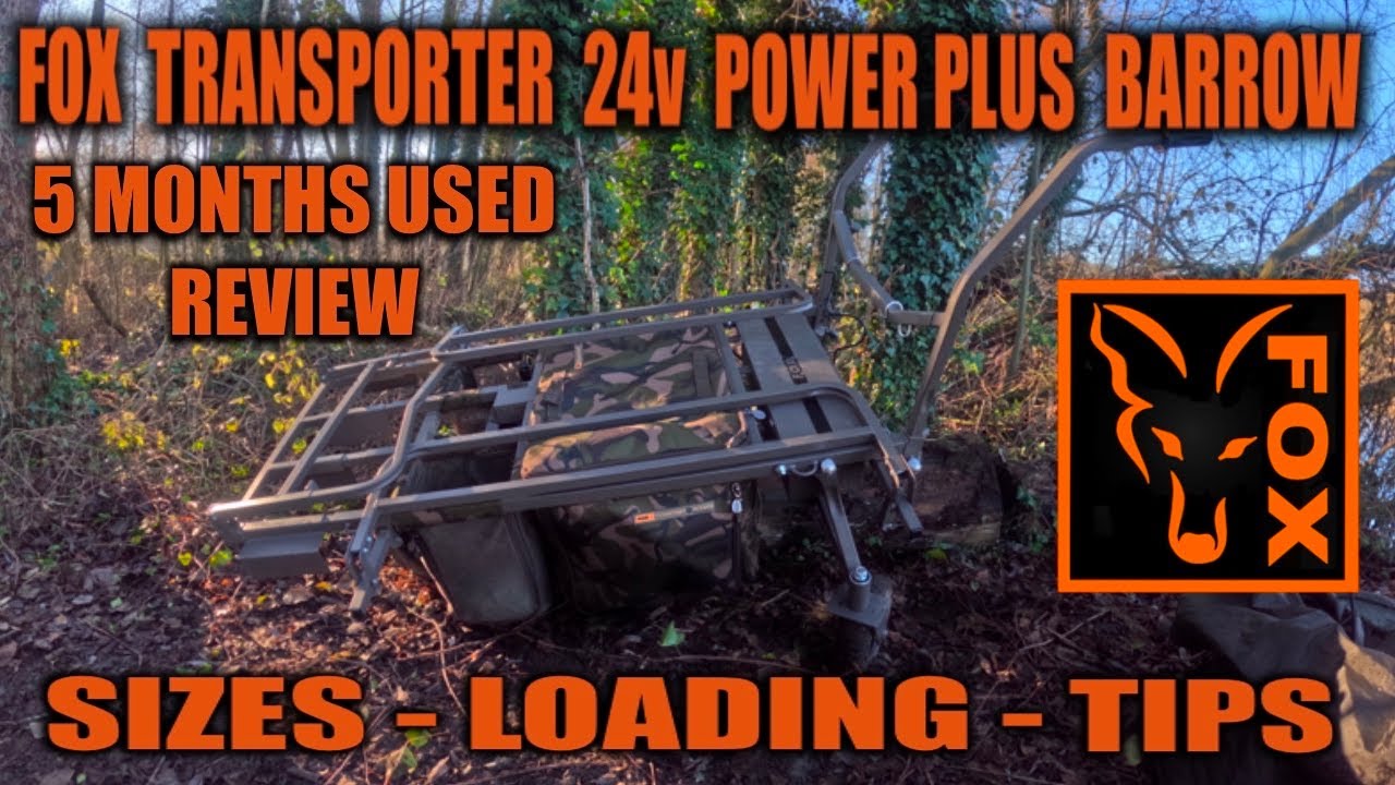 FOX TRANSPORTER 24V POWER PLUS BARROW - USED REVIEW - carp fishing