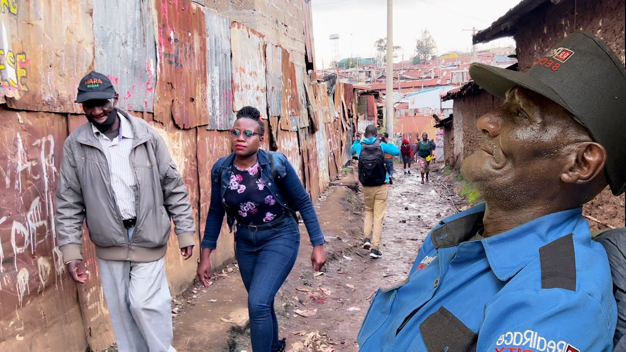 SHOCKING! Inside Kenya's WORST Slum. I made a security guard cry 😭