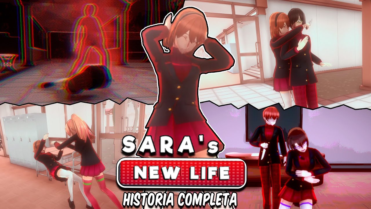 ¡ESTE YANDERE ES UNA LOCURA!: Sara's New Life Historia Completa✨✨✨