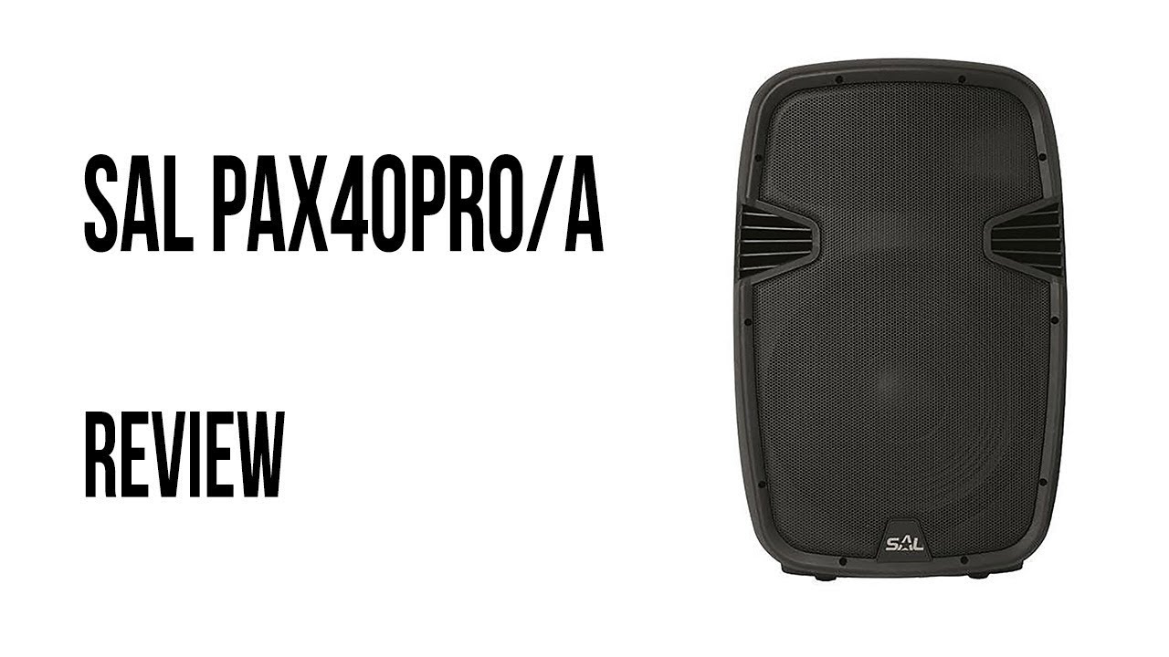 SAL PAX40PRO/A - Review