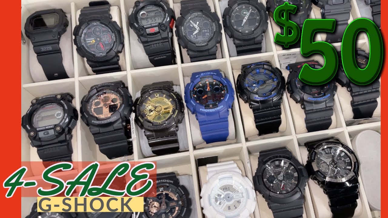 $50 and $40 G-Shock Watches! Authentic Casio Gshock watches for Sale. Clearance Sale... where to buy