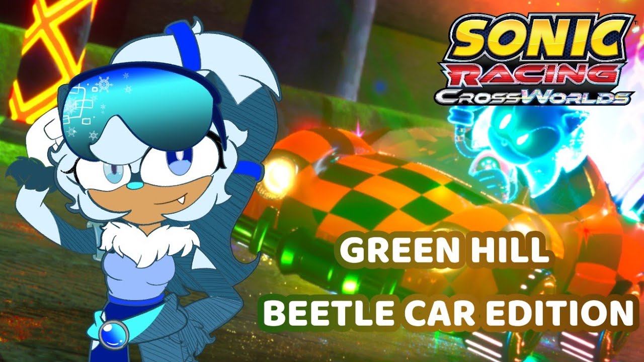 SONIC Crossworlds Evening GAMEPLAY-Beetle Car Edition