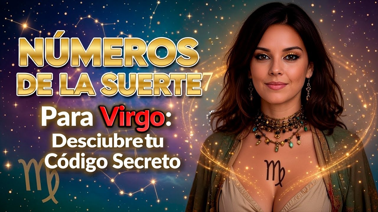 NÚMEROS de la SUERTE para VIRGO ✨ Descubre Tu Fortuna y Buena Suerte 🍀 | Astrología y Numerología