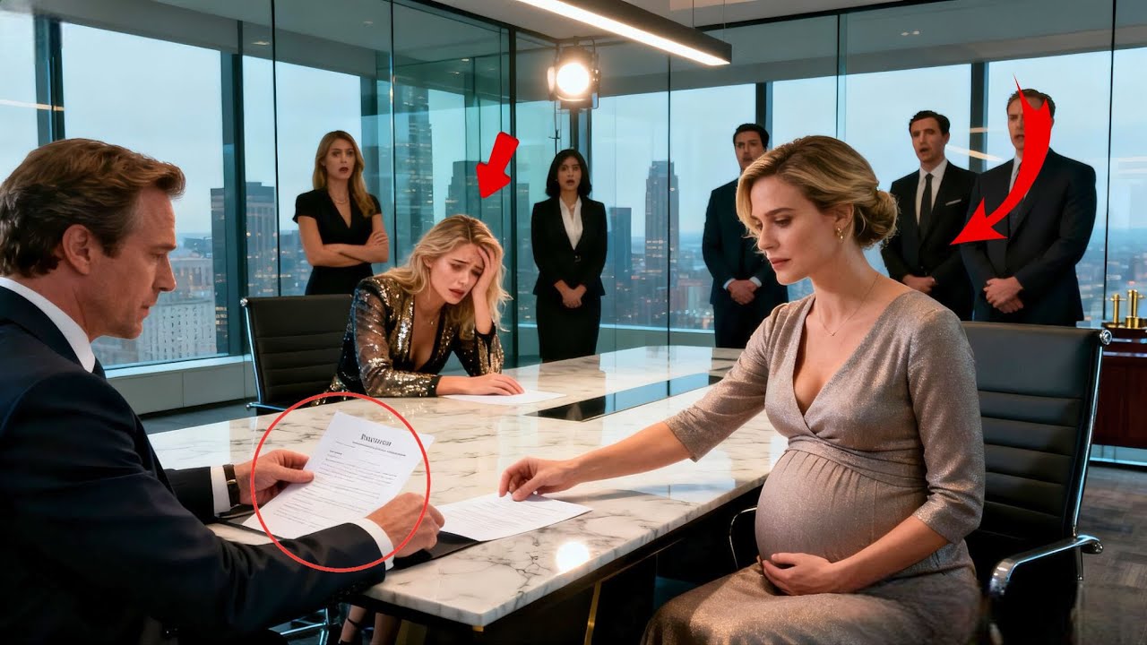 Pregnant Wife Quietly Served Divorce Papers — Silence Fell As Assets Were Transferred To Her