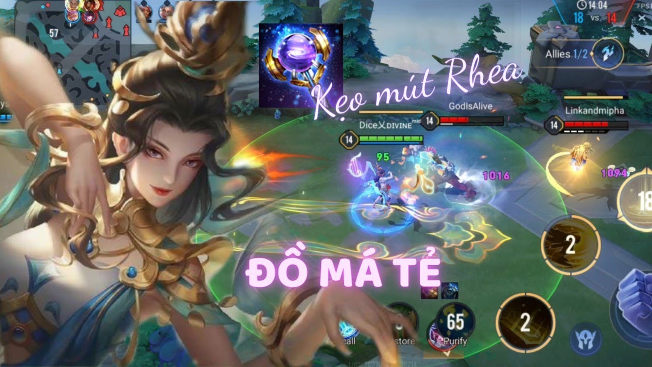 Trôn VN chơi Lauriel theo PHONG CÁCH MÁ TẺ cùng build đồ bú đá Rhea slot đầu !!!