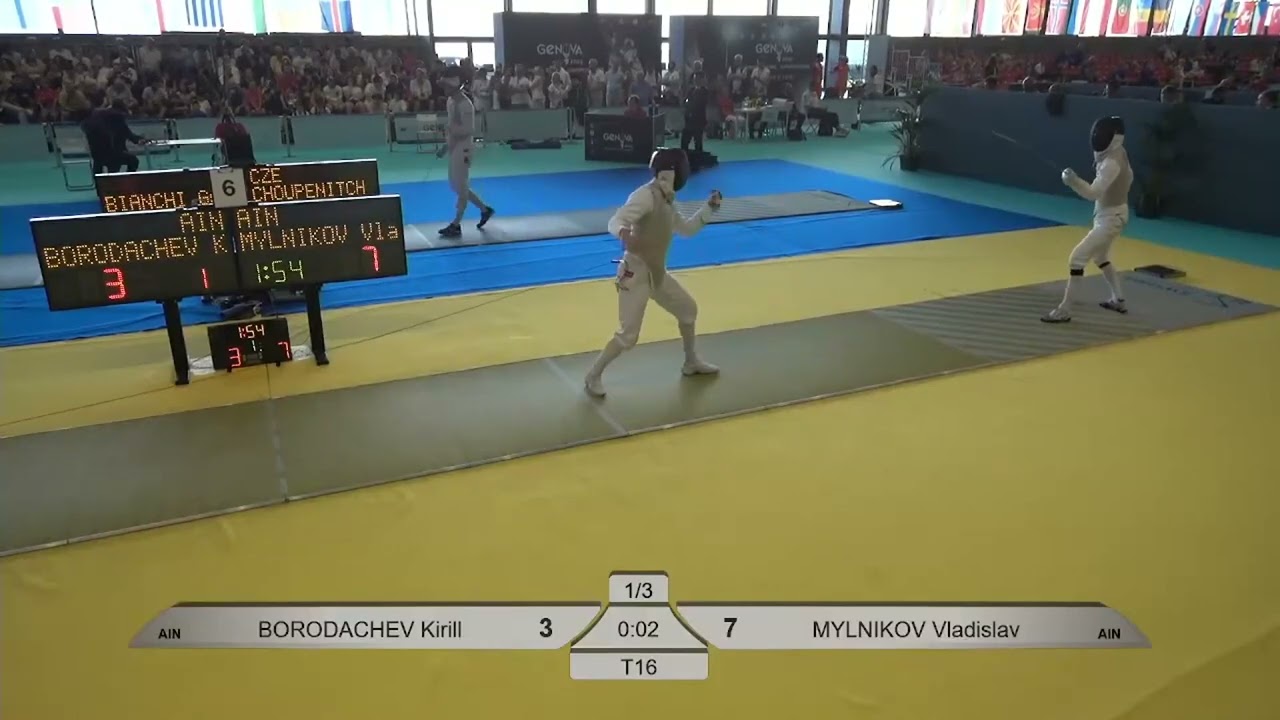 Euro Champs 2025 SMF - L16 - Kirill Borodachev RUS v Vladislav Mylnikov RUS