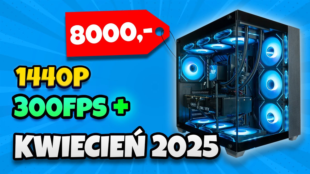 NAJLEPSZY KOMPUTER ZA 8 000 PLN? (KWIECIEŃ 2025) | FIOLET