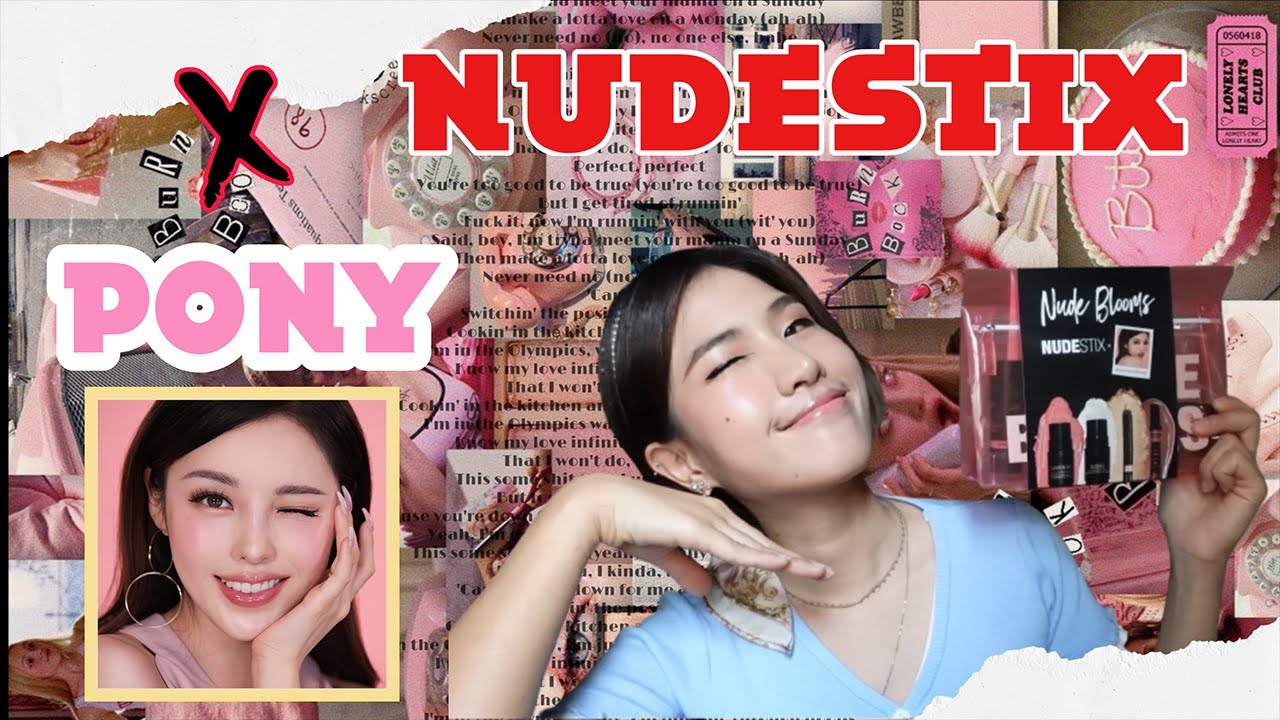 Review Nudestix x Pony ลุคDewy ฉ่ำน้ำแบบสาวเกาหลี🥰 | Jann wanpimon