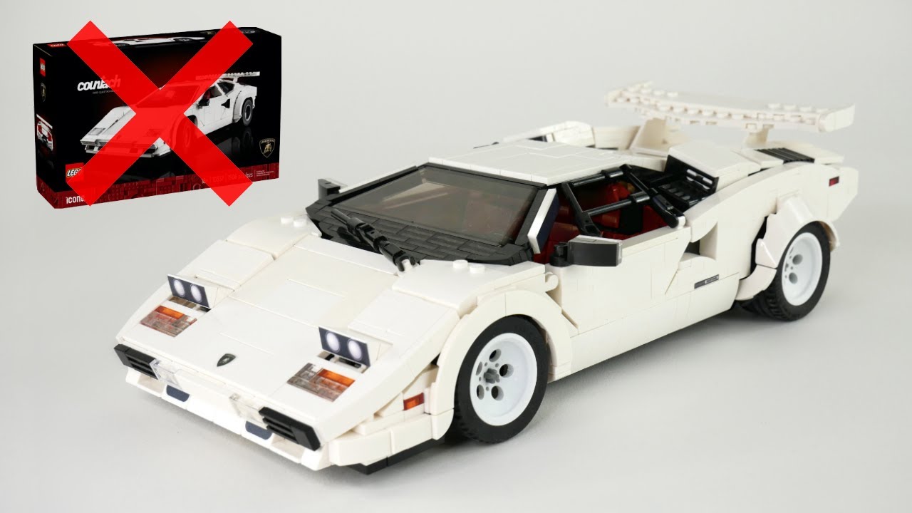 Don’t Buy The LEGO Icons Lamborghini Countach, Build This MOC Instead!