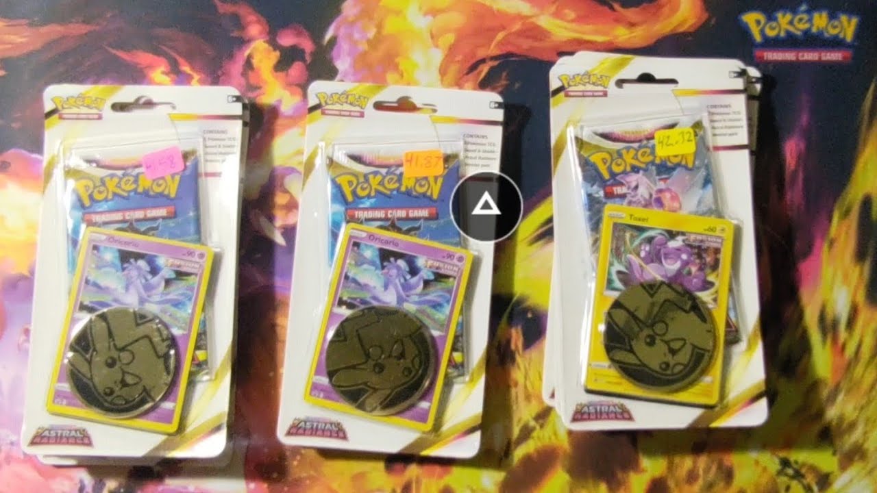 Can you weigh Pokemon blister packs with coin & promos?? Weighing astral radiance packs