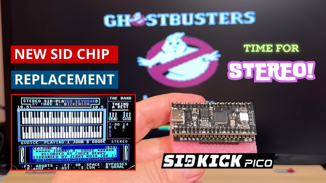 Testing the The SIDKICK PICO - Dual stereo SID chip emulator for the C64 - Full test
