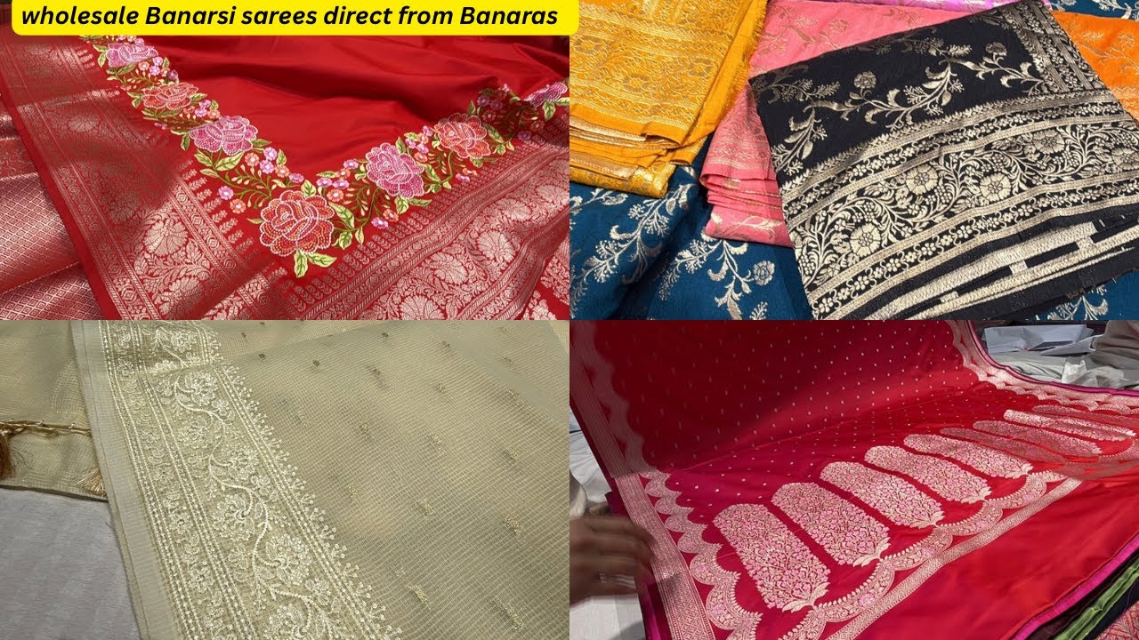 Picked wholesale Banarsi mushru silk sarees in saree 4800❌3300☑️ and premieum Banarsi sarees collec✨