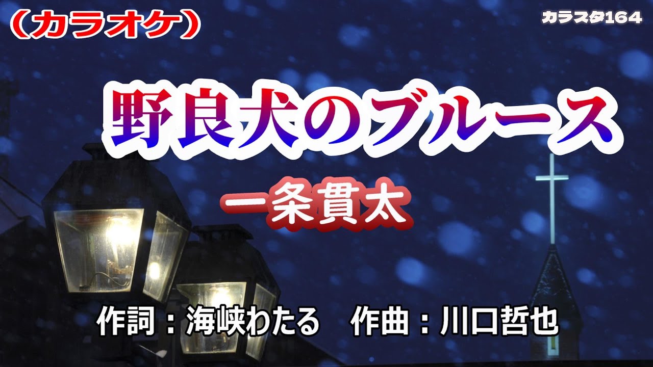 【新曲】カラオケ「野良犬のブルース」一条貫太　2026年1月14日発売