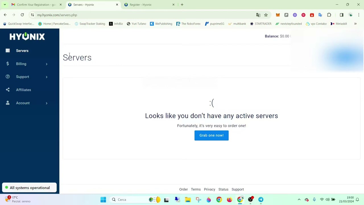 Configurando uma nova VPS hyonix  