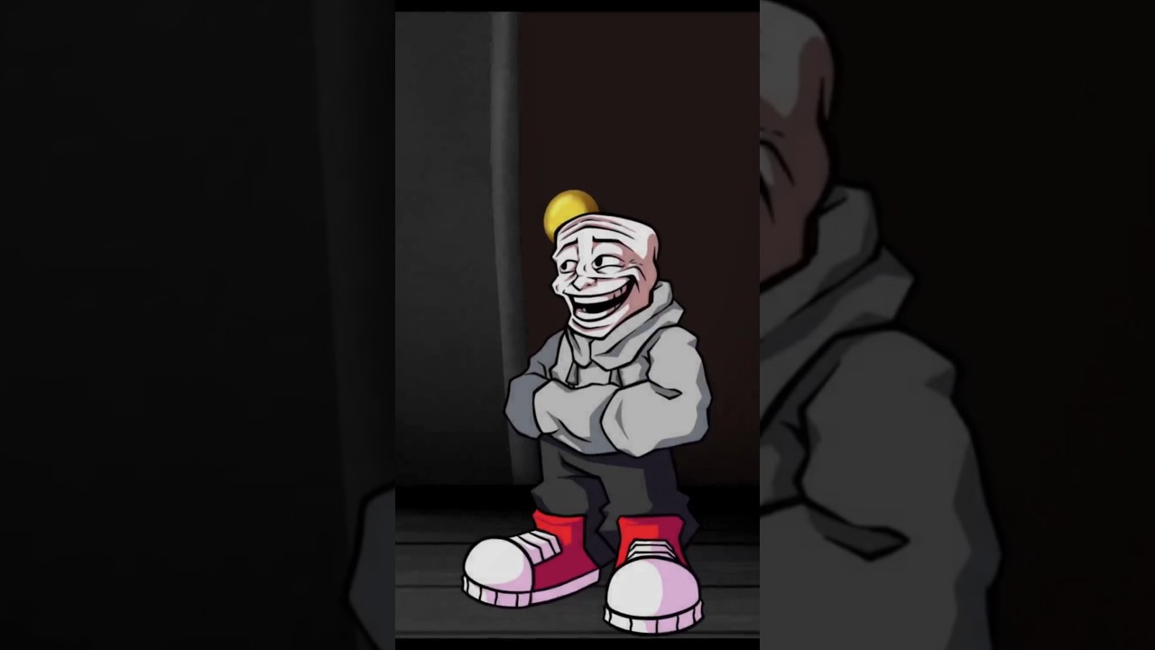 FNF TROLLFACE SANS! #fnf #funny #gameplay #gaming #games #game #shorts #short #horror #scary #fyp