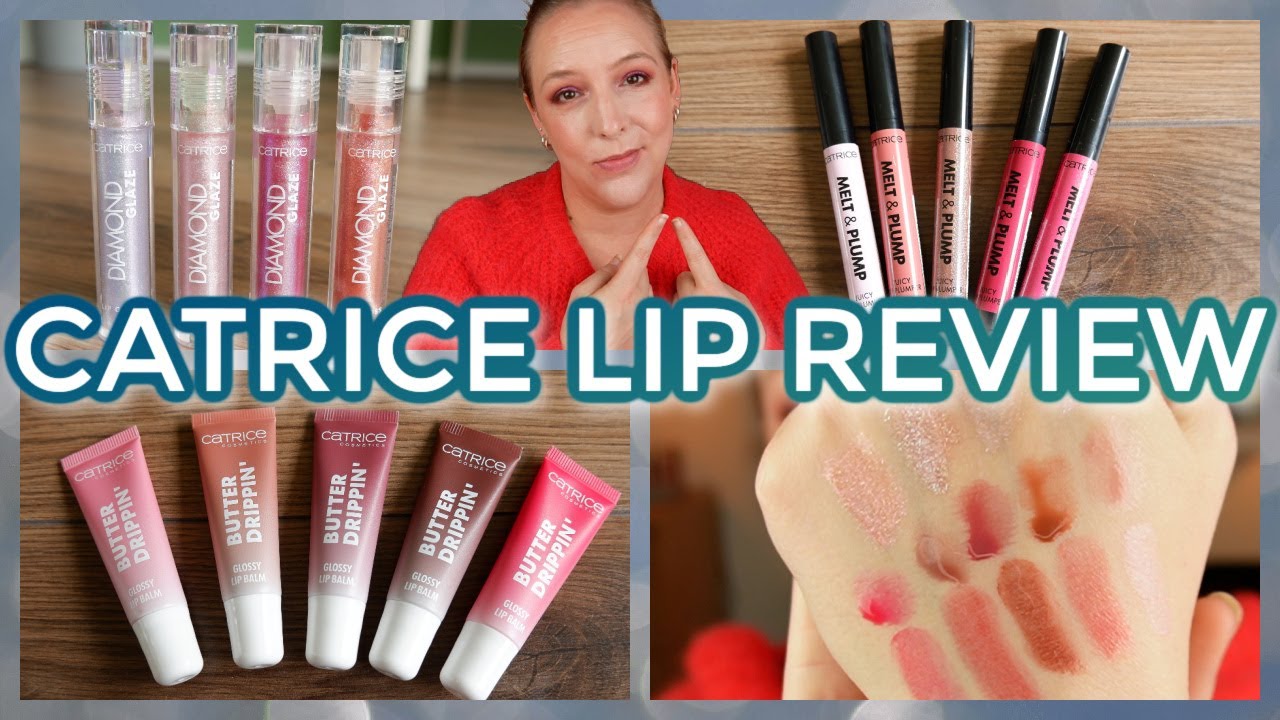 NEW CATRICE LIPSTICK REVIEW // Testing out Diamond Glaze, Butter Drippin' & Melt & Plump + swatches