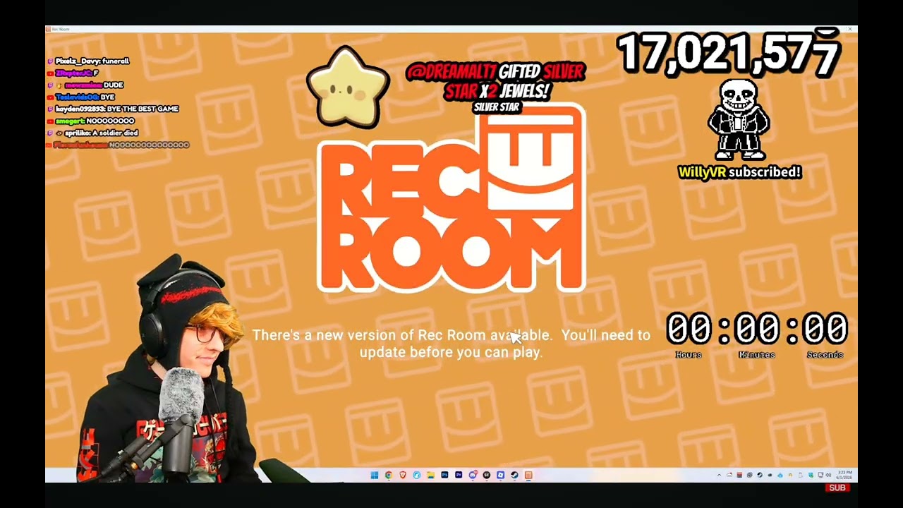 KreekCraft's reaction to the end of Rec Room 😭
