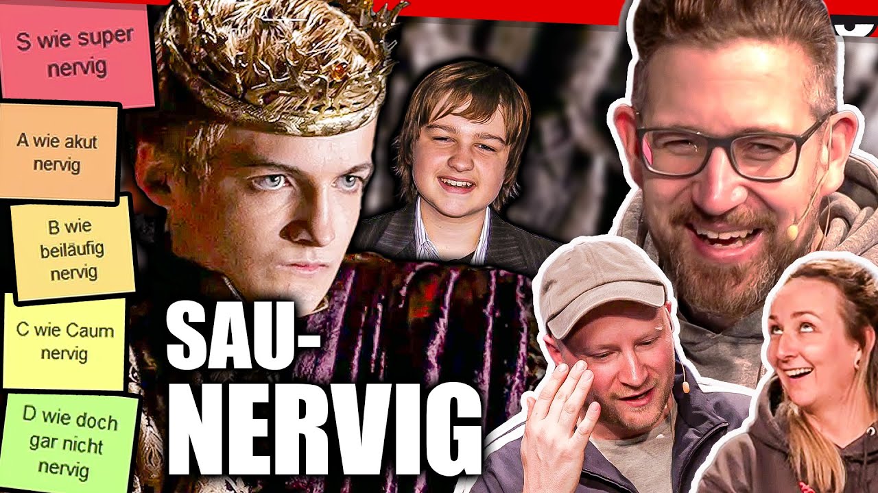 Diese Typen nerven uns! Die gr&ouml;&szlig;ten SERIEN-NERVS&Ouml;HNE aller Zeiten | TIER LIST Rankings