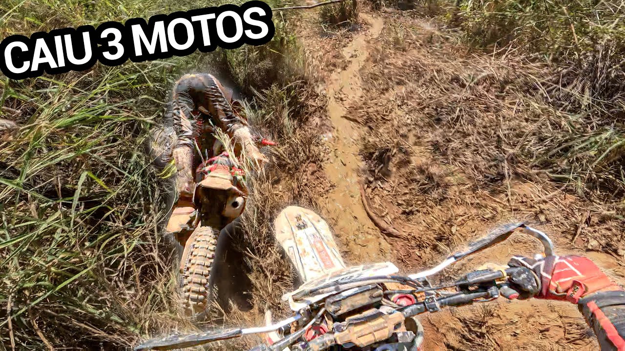 Trilha de Moto Nem Sempre da Certo / Trilhão de Chácara-MG