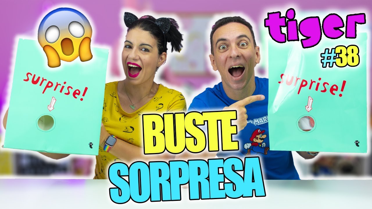 APRO per la PRIMA VOLTA con il MIO RAGAZZO due BUSTE SORPRESA TIGER