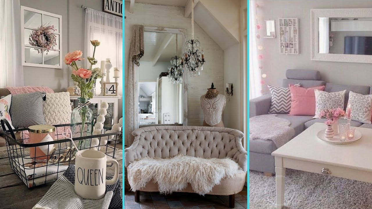 ❤DIY Shabby Chic Style Small Apartment decor Ideas ❤ | Home decor & Interior design| Flamingo mango