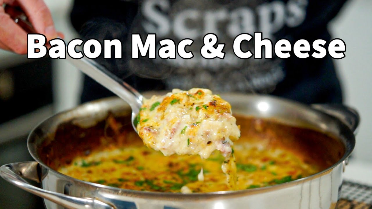One Pot Crispy Bacon Macaroni and Cheese | How To Make Mac 