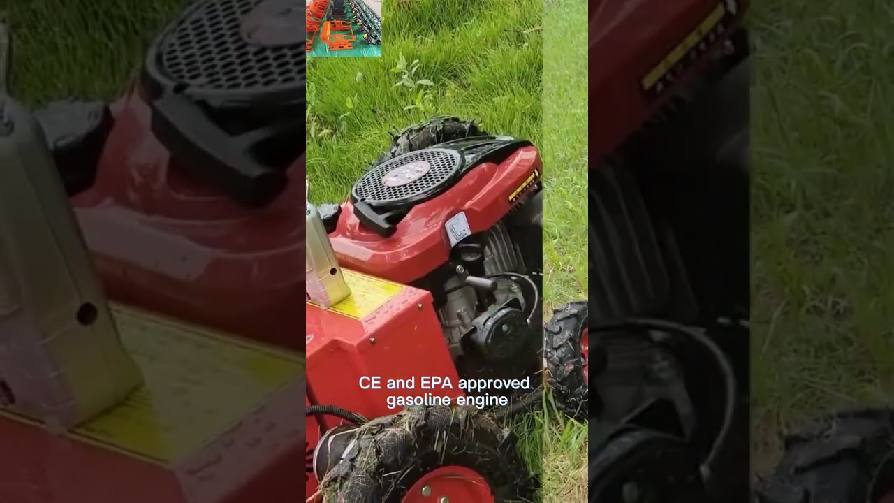 velocit&agrave; di camminata alimentata a batteria con ricarica automatica a benzina 0~6Km/h taglia erbacce