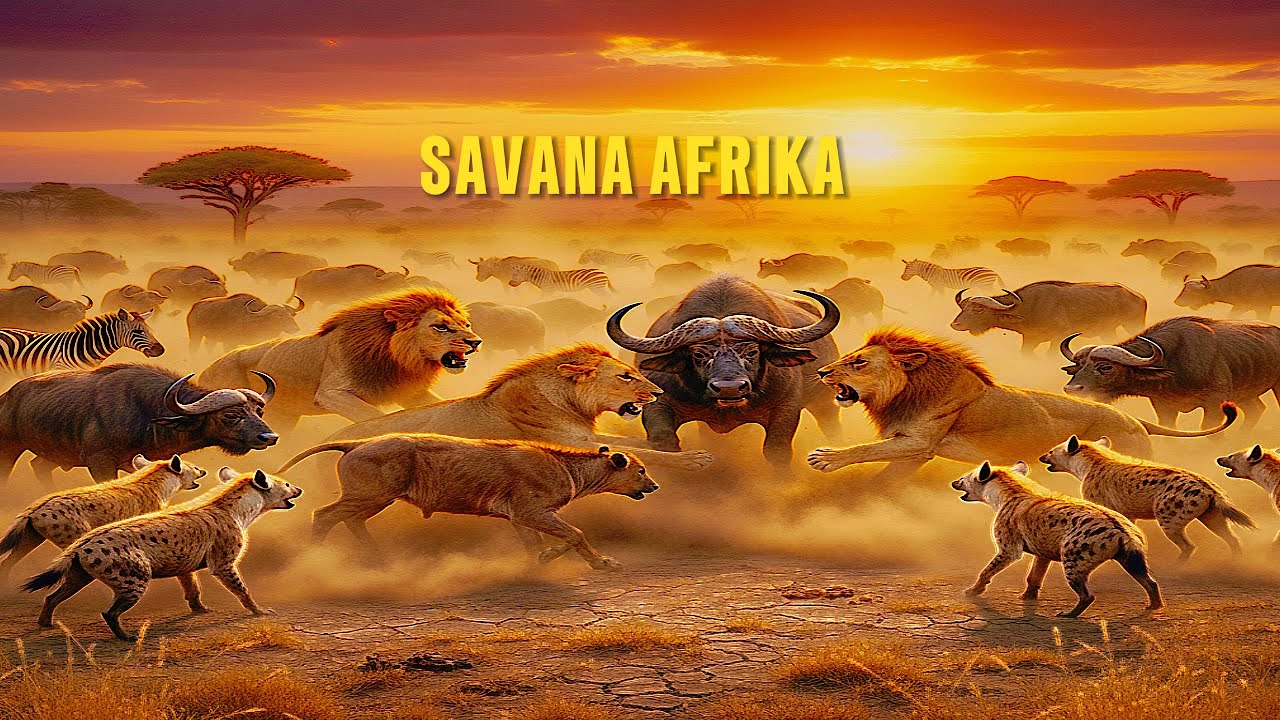 The African Savanna Across Seasons: Rain, Drought, and Renewal