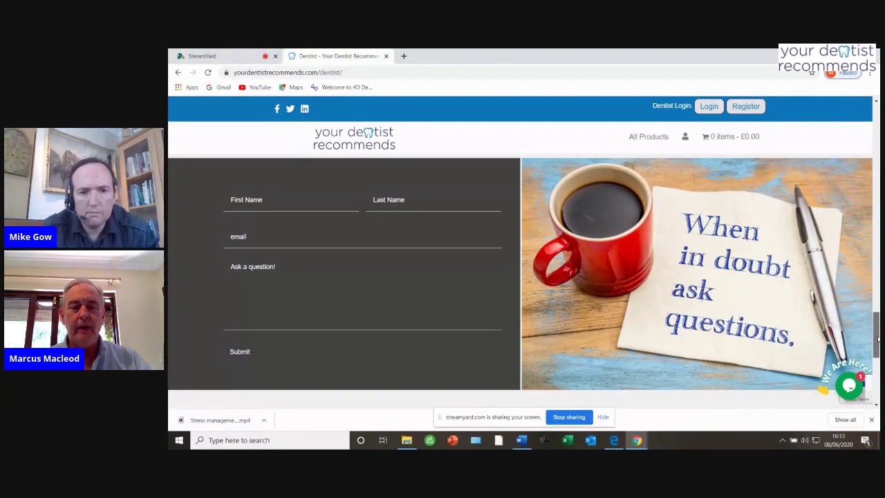 www.YourDentistRecommends.com: a free 'virtual' shop platform for dental clinics