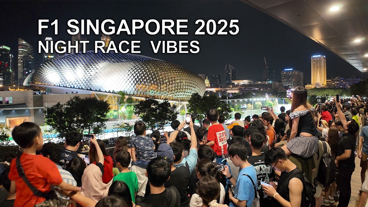 🏁 F1 Singapore 2025 | Night Race Vibes around Marina Bay #f1singapore