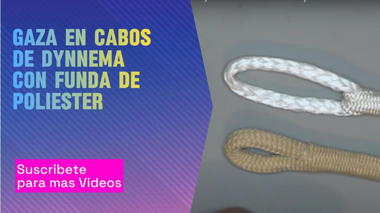 Gaza en Cabos de Dyneema con Funda de Polyester