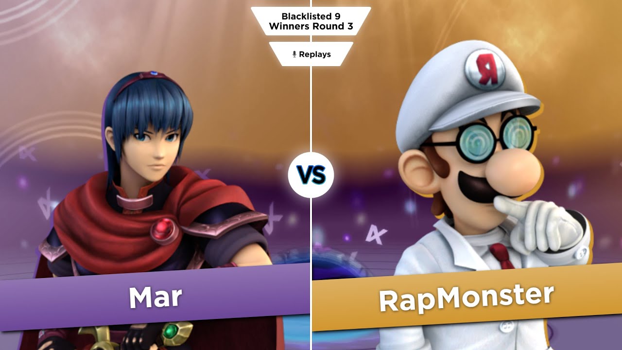Blacklisted 9 WR3 - Mar (Marth) vs RapMonster (Luigi)