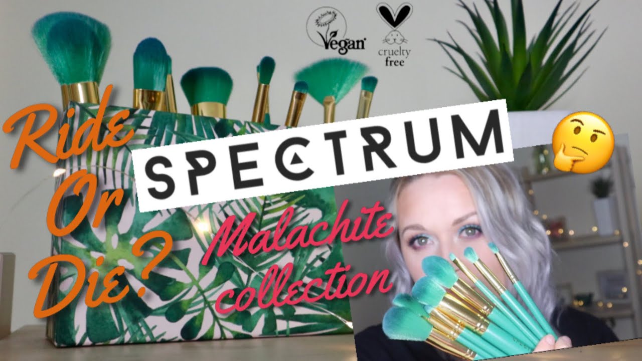 RIDE OR DIE | SPECTRUM BRUSHES | MY NEW MAKEUP BRUSHES | VEGAN + CRUELTY FREE