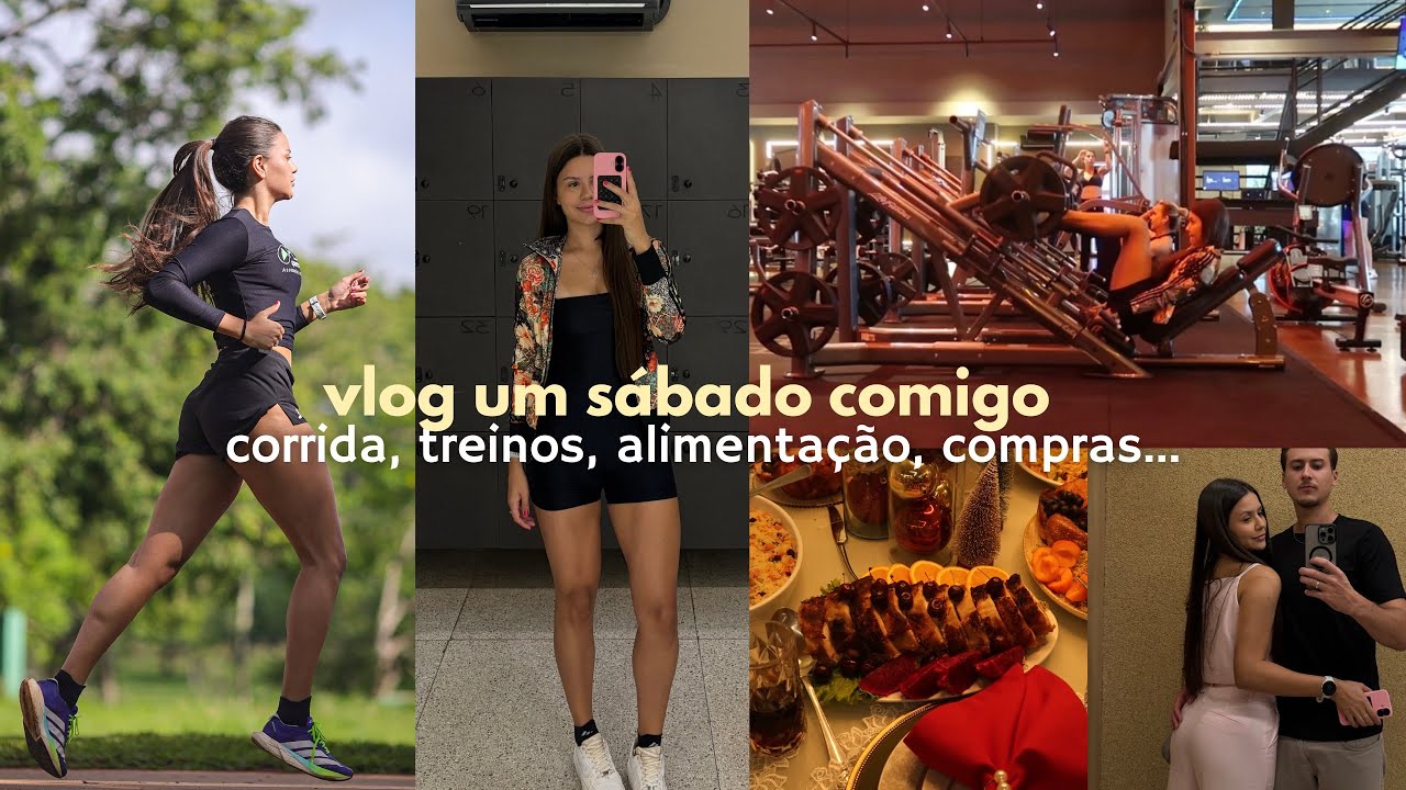 vlog um dia comigo | fim de semana com corrida, treinos e compras…