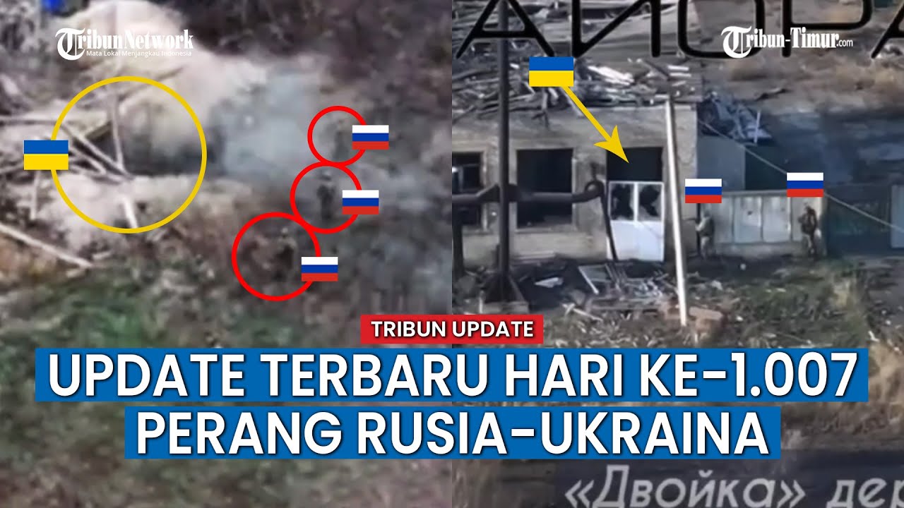 HARI KE-1.007 KONFLIK Rusia vs Ukraina, Drone Tempur Rusia Lumpuhkan Pertahanan Ukraina di Kurakhovo