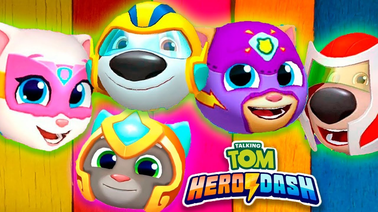 Talking Tom Hero Dash Yellow Super Hank Beat The Bosses Android Gameplay