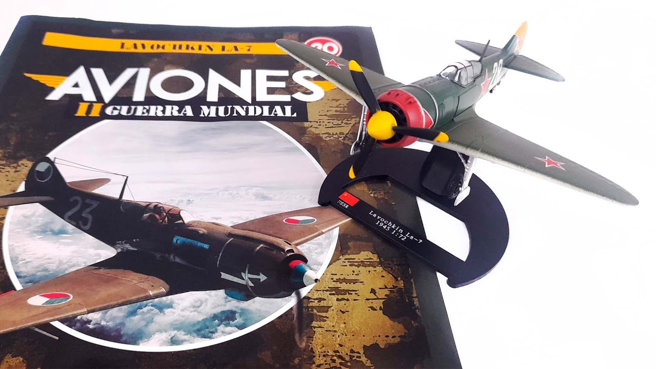 Lavochkin La-7 - 20  Aviones de combate WW2 SALVAT MÉXICO.