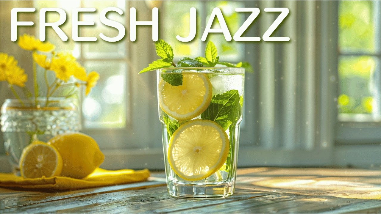 Slow Morning Jazz | Lemon Mint Cafe & Fresh Bossa Nova (1 Hour)