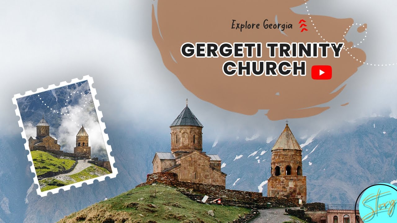 Gergeti Trinity Church: A Sacred Gem amidst the Caucasus Mountains 🏰✨#gergetitrinity