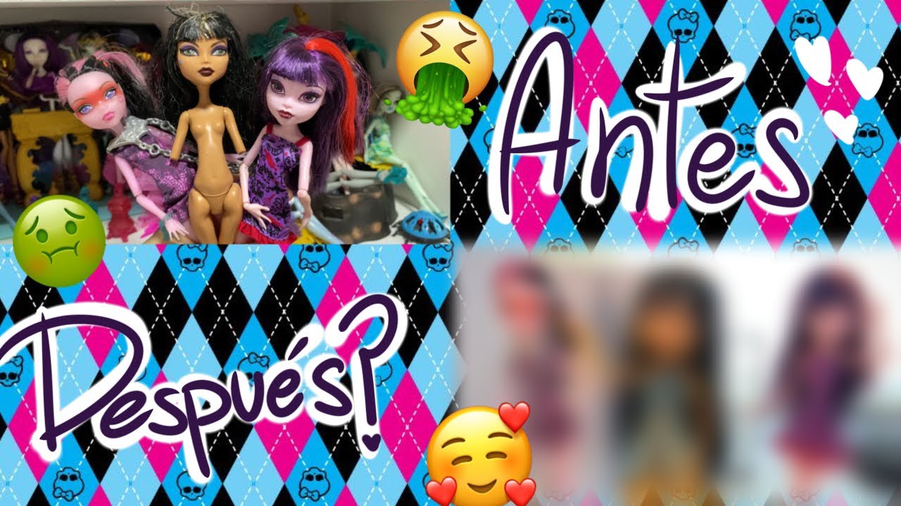 ARREGLANDO 3 MONSTER HIGH!! - Restauración de MH